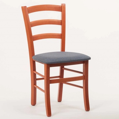 ITTC Stima Paysane s čalouněným sedákem Třešeň / látka Lux jeans 33