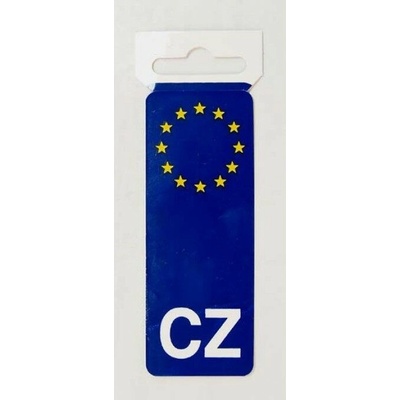 Avisa Samolepka modrý EU proužek s označením CZ (89 x 33 mm) -