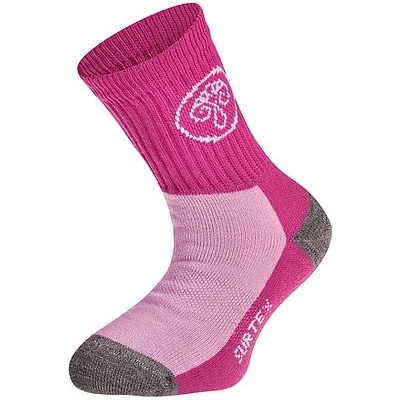 Surtex Ponožky Merino 70% Sivoružová