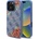 GUESS Калъф Guess 4G Flowers Print MagSafe за iPhone 16 Pro - син (3666339350413)
