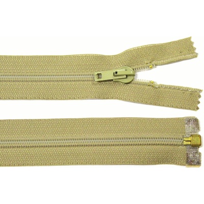 Spirálový zip no.5 rozepínací 60cm - více barev color: 529 béžovo písková