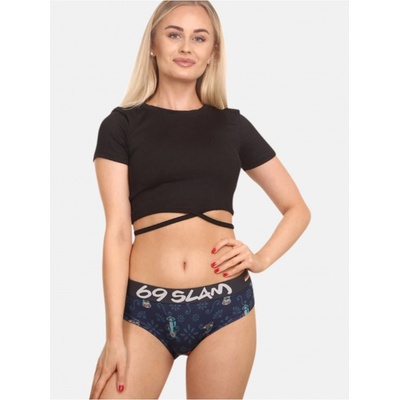 69slam Mex Kalhotky Dámské modrá – Zboží Mobilmania