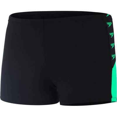 Speedo Мъжки къси панталони Speedo BM Logo Aquashorts Mens - Black/Green