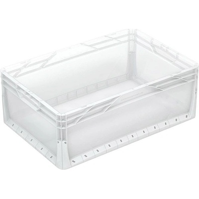 Surplus Systems Euro box 60 × 40 × 22 cm, 47 l transparentný