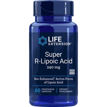 Life Extension Хранителна добавка Липоева киселина, Life Extension Super R-Lipoic Acid 60 Veg. Caps