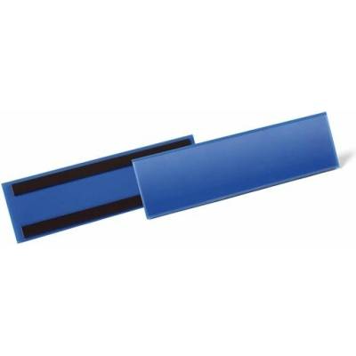 Durable Magnetické kapsy - 1/3 A4, modré, na výšku, 50 ks