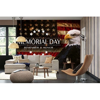 DIMEX ART s. r. o Самозалепваща се флизелинова фототапета ден на паметта 375 x 250 см