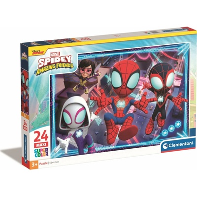 Clementoni Spidey a jeho úžasní přátelé MAXI 24 dielov