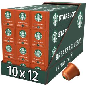 Starbucks Бленд за закуска към NESPRESSO 120 бр