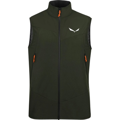 Salewa Мъжки софтшел елек Salewa Sella DST Vest Softshell vest - Dark Olive - размер 44 (EU) (032-0932-0311)