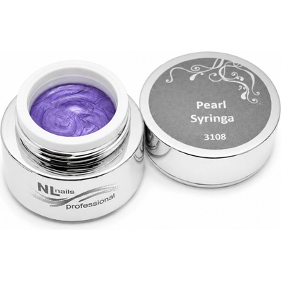 NL nails professional Uv Led barevný gel Pearl Syrnga 5ml