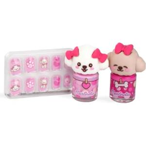 Aquarius Cosmetic Детски комплект за маникюр Martinelia - Puppies, Cute Nails