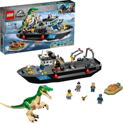 LEGO® Jurassic World 76942 Útěk Baryonyxe z lodě