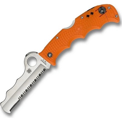 Spyderco Assist, Orange FRN Handle, With Carbide Tip, ComboEdge C79PSOR