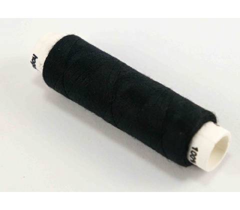 Niť Unipoly - 100% polyester - čierna - 100m