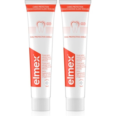 Elmex Caries Protection паста за зъби, защитаваща от зъбен кариес с флуорид 2x75ml