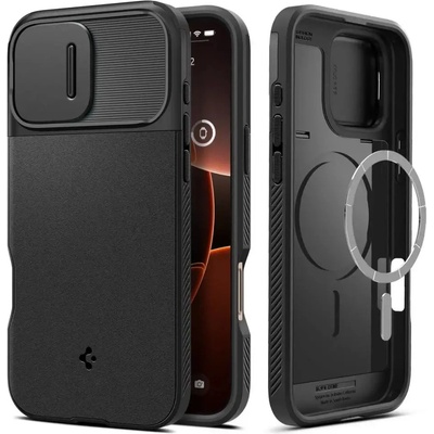 Spigen Apple iPhone 16 Pro Max Optik Armor MagFit Case black (ACS08015)