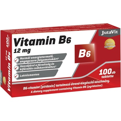 Jutavit Vitamin B6 12 mg Piridoxin 100 tabliet