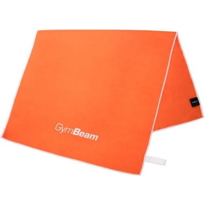 GymBeam Бързосъхнеща спортна кърпа Orange/White - GymBeam