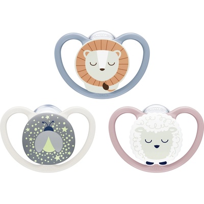 Nuk šidítko Happy Nights box kluk modrá 2 ks – Hledejceny.cz