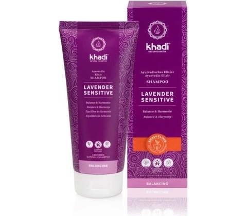 Khadi elixír Shampoo Levandule Sensitive 200 ml