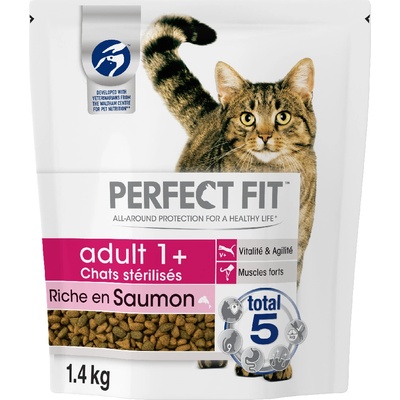 Perfect Fit Sterile 1+ s lososom 1,4 kg