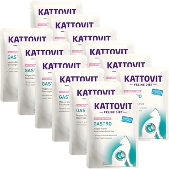 KATTOVIT Gastro паста сьомга + ориз 12 x 85 г