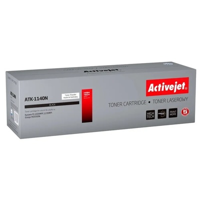 Compatible Тонер Activejet ATK-1140N (заместител за Kyocera TK-1140, Supreme, 7200 страници, черен) (ATK-1140N)