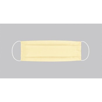 Bellatex Bavlnená rúška 1234/185 na gumičky ústenka dvojvrstvová Žlutá 15 x 22 cm bavlněná