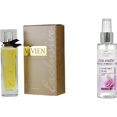VIVACO EdP Love Me 50 ml + Rose Water mlha na obličej 100 ml