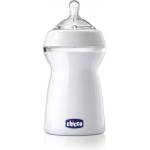 Chicco Бебешко шише Chicco - Natural Feeling, силиконов биберон, 3 капки, 330 ml (N0203) - ozone