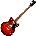 Gretsch G2655 Streamliner CB Jr. DC LRL Claret Burst Джаз китара