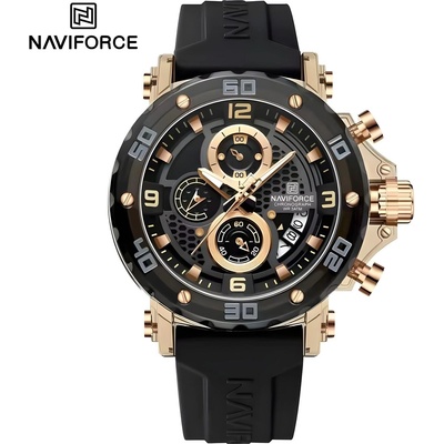 Naviforce Часовници naviforce mr-38574 - Черен / Златен kp38574 (mr-38574)