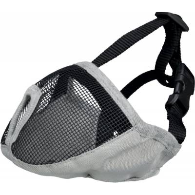 TRIXIE Намордник за породи с къса муцуна - полиестер S 15 cm сив