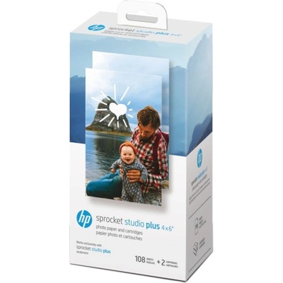 Фотохартия и касета с мастило HP Sprocket Studio Plus