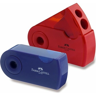 FABER CASTELL Strúhadlo Faber-Castell Sleeve 2 otvory, mix farieb