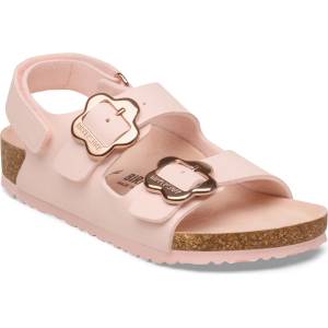 Birkenstock Детски сандали Birkenstock Kid's Milano AS Flower Buckle Birko-Flor Sandals - Light Rose Tonal - размер 34 (702-5453-0121)