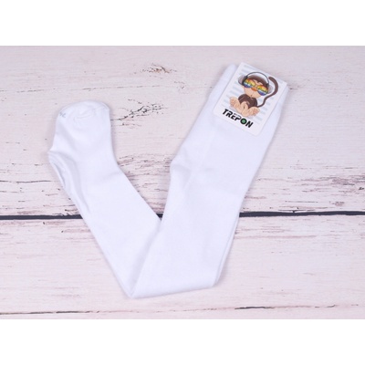 Trepon Bambusové punčocháče Bomik bílá