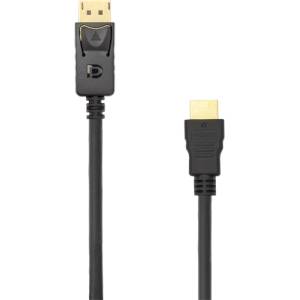 SBOX Кабел, КАБЕЛ dp мъжки - hdmi мъжки 2 м dp-hdmi-2/r (dp-hdmi-2/r)