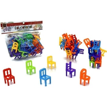 Pro Kids Детска игра за подреждане на столове Pro Kids Chair Stacking Skill Board Game (408225)