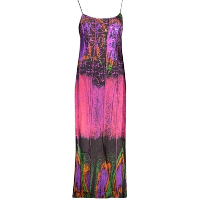Desigual Дълга дамска рокля desigual, Размер m, Цвят Теменужка (26swvw42_vi3062)