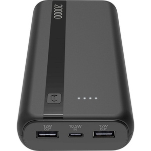 Cellularline Външна батерия Cellularline Power Bank 20000 mAh (PBENTRY20000K)