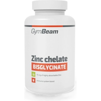Image 1 of GymBeam Zinc Chelate Bisglycinate 15 mg [90 капсули]