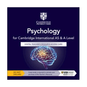 Cambridge International AS & A Level Psychology Digital Teacher's Resource Access Card | Kirsty White, Lizzie Gauntlett, Jonathan Firth (ISBN: 9781009152464)