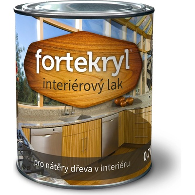 Fortekryl interiérový lak 0,7 kg matný
