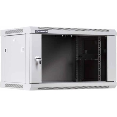 Linkbasic 19" Стенен комуникационен шкаф 600x450 мм, светло сив, Linkbasic WCB (WCBxx-645-BAB-C)