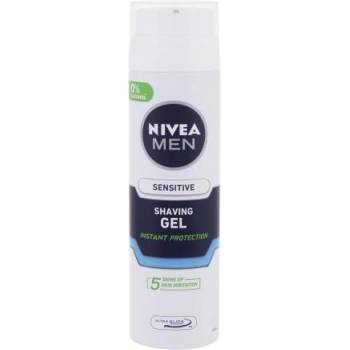 Nivea Men Sensitive гел за бръснене без алкохол 200 ml за мъже