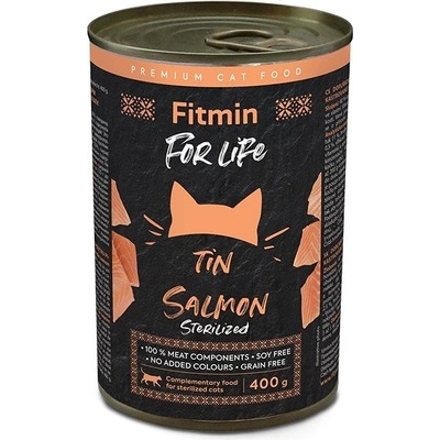 Fitmin for Life Lososová pre kastrované mačky 400 g
