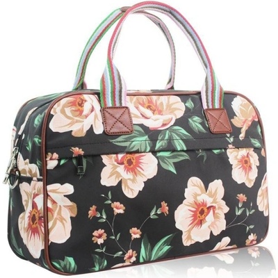Kabelka Sanny Flower Roses XL čierna