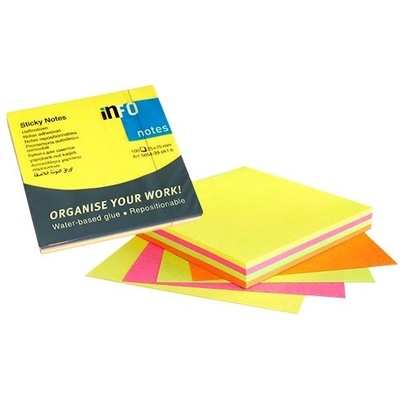 ЛИСТЧЕТА СЗЛ info notes 75/75 100Л 4ЦВх25БР НЕОН